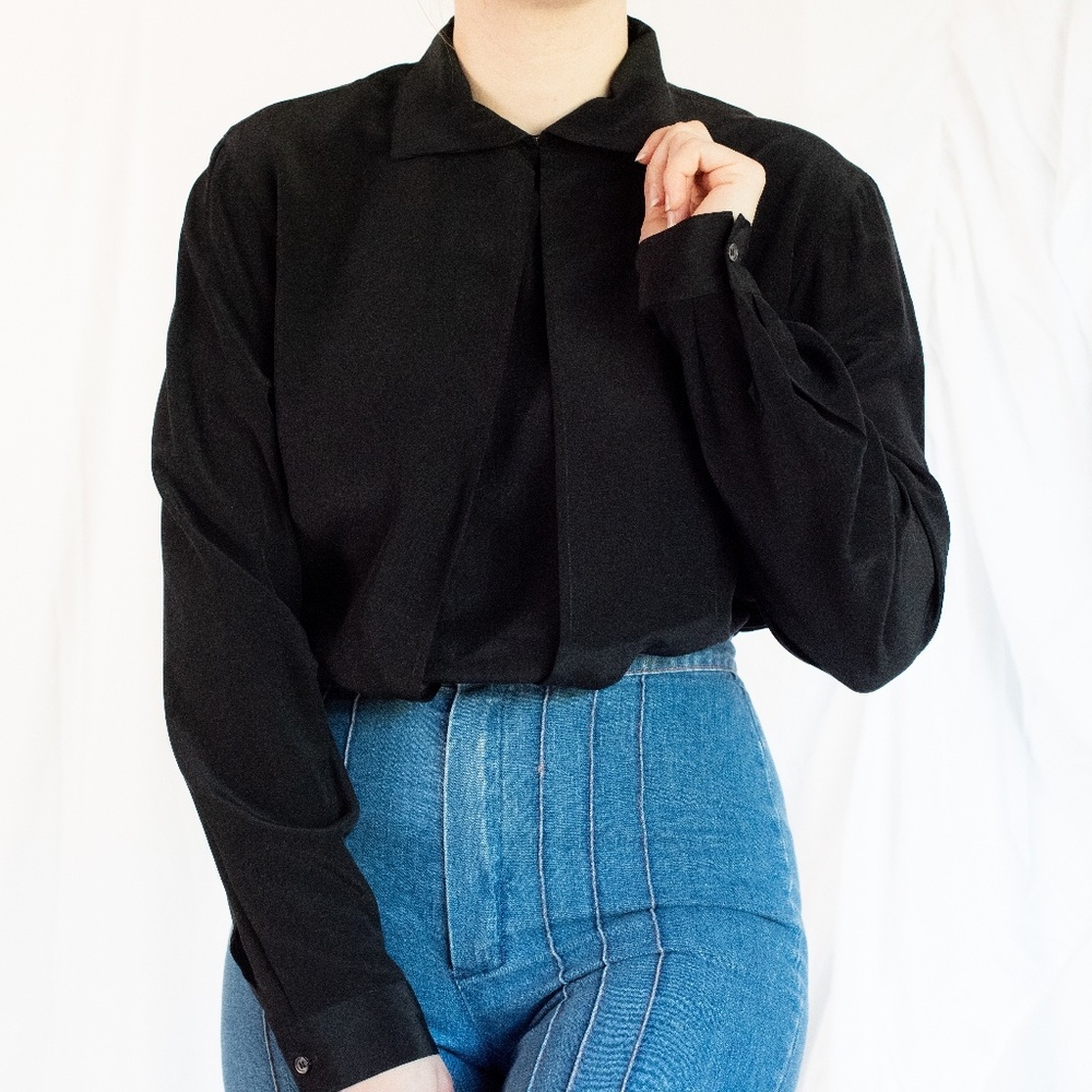 Vintage 100% Silk Top